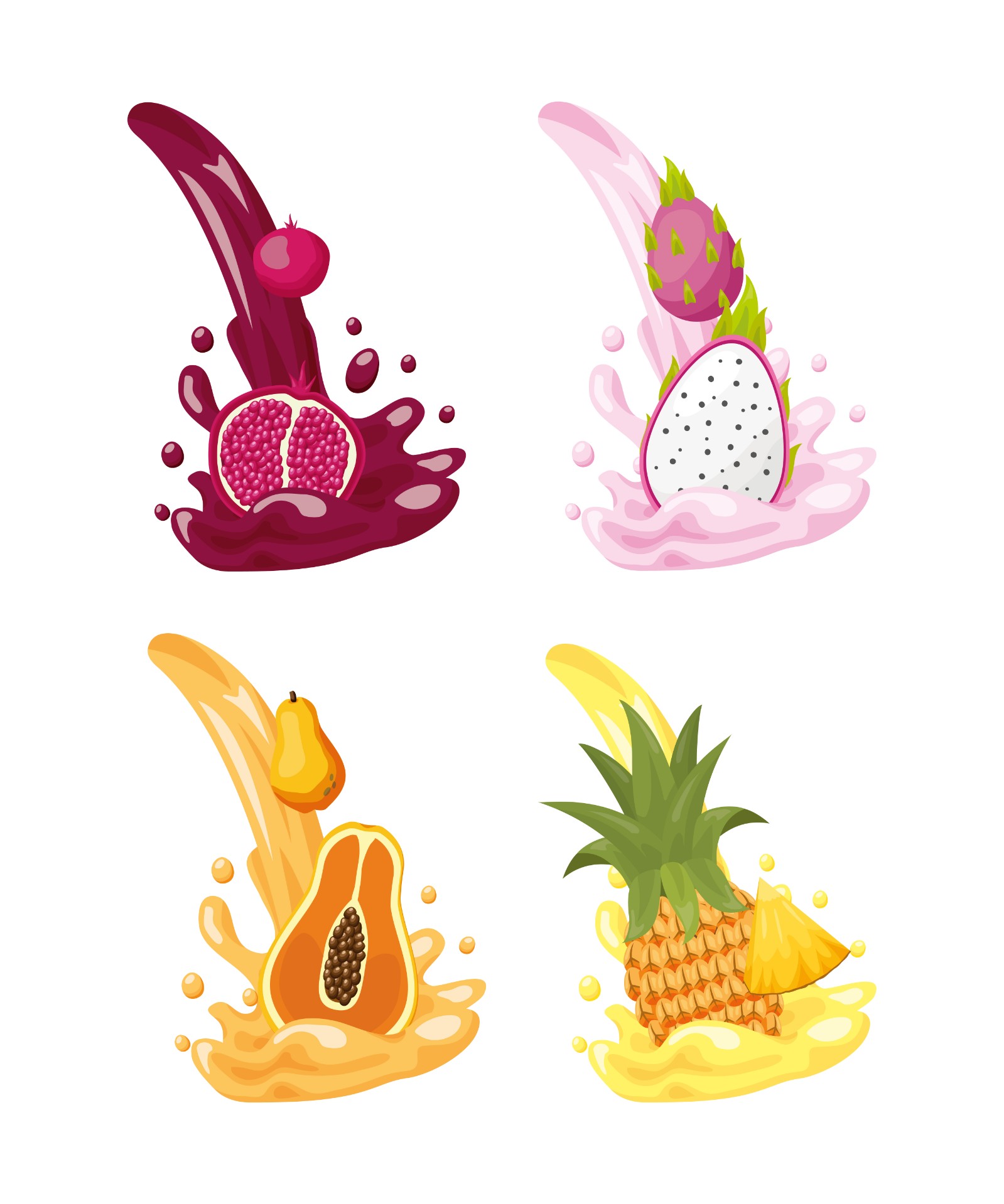 水果饮料品牌logo0