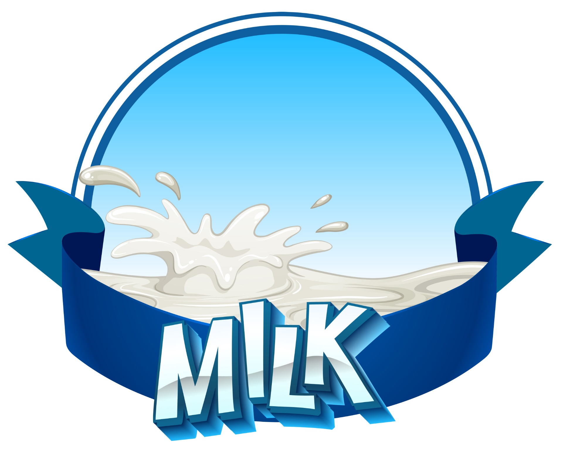 鲜奶logo设计图片0