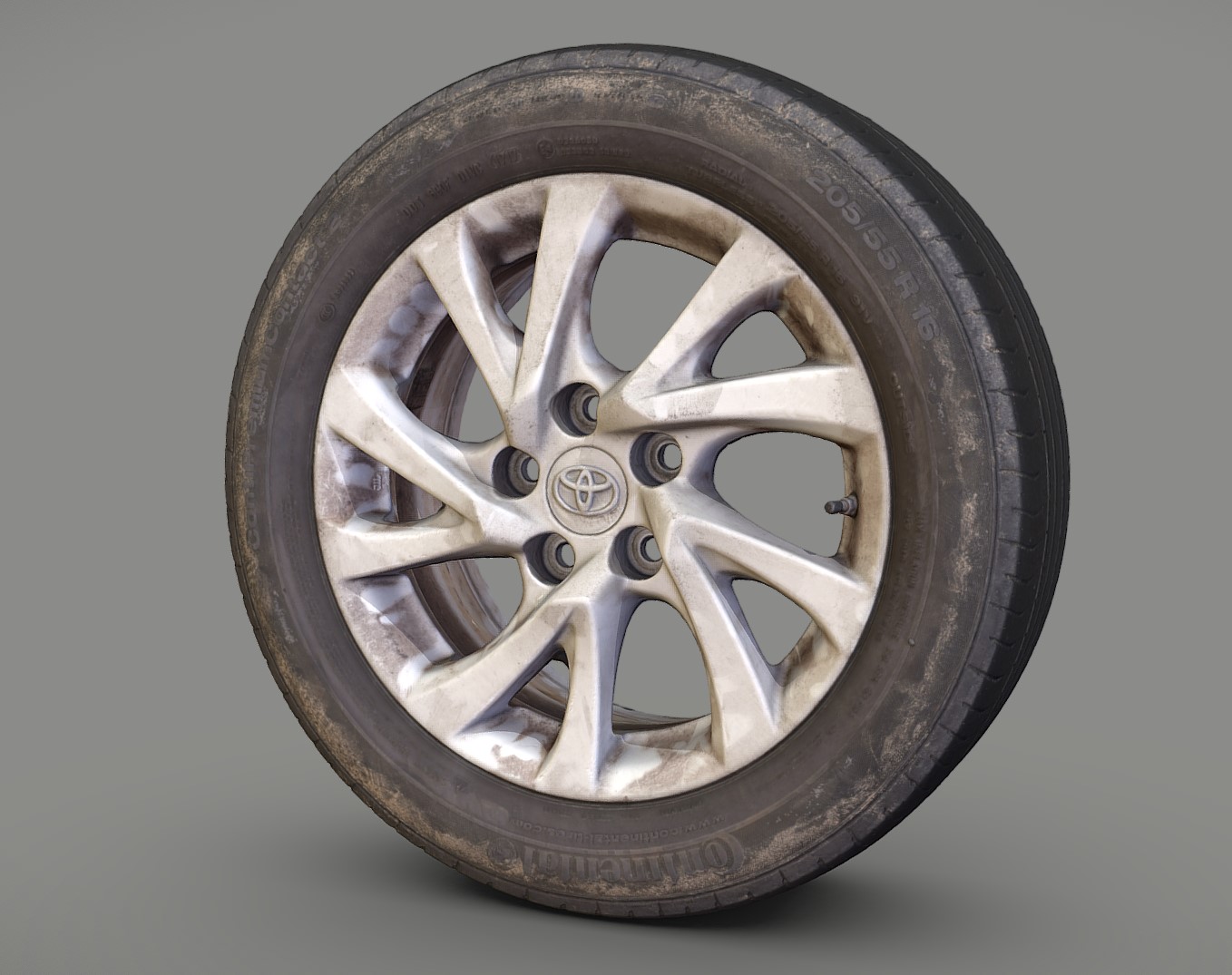 丰田轮胎3d模型2
