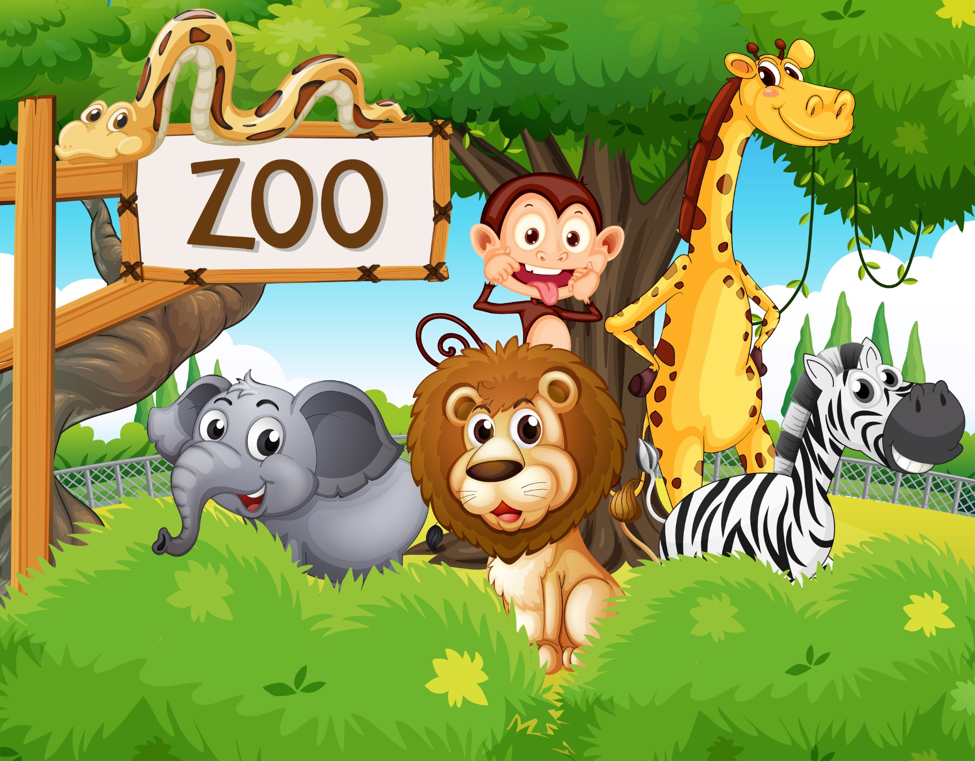 野生动物在动物园插图0