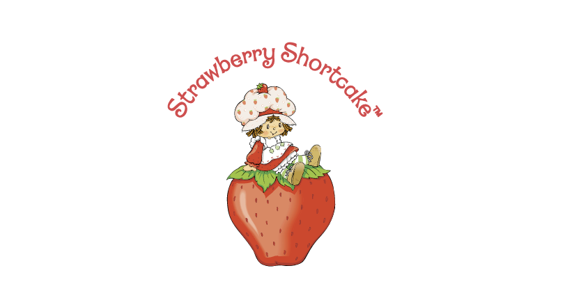 草莓蛋糕logo设计0