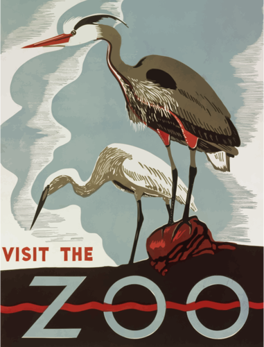动物园复古海报插图0