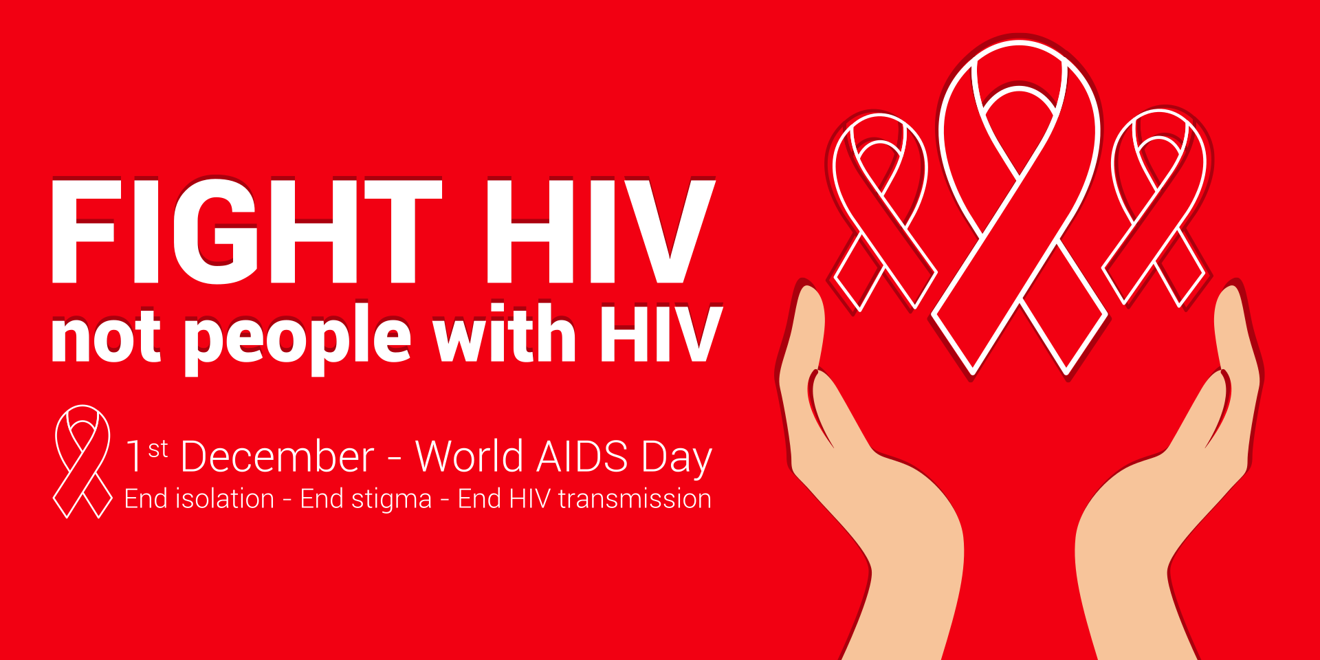 世界艾滋病日海报模板0