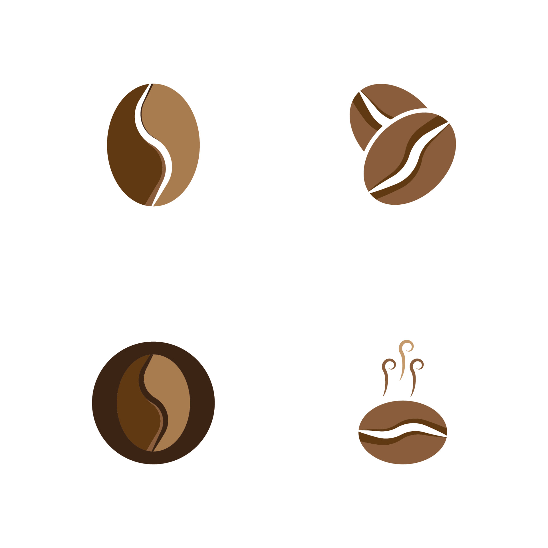 咖啡豆棕色图标0