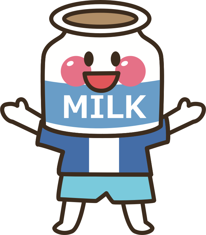 拟人化牛奶插图0