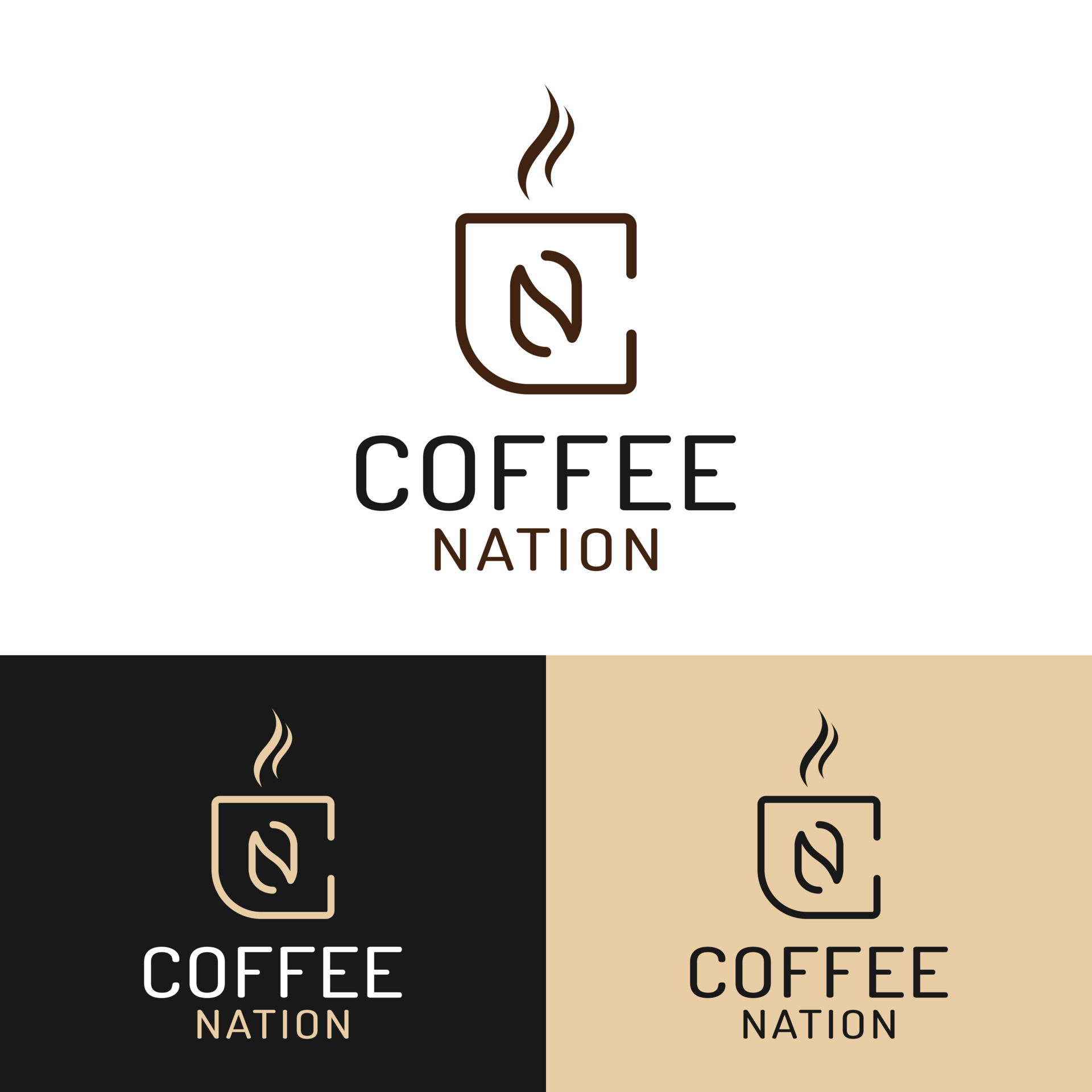 咖啡简约设计logo0