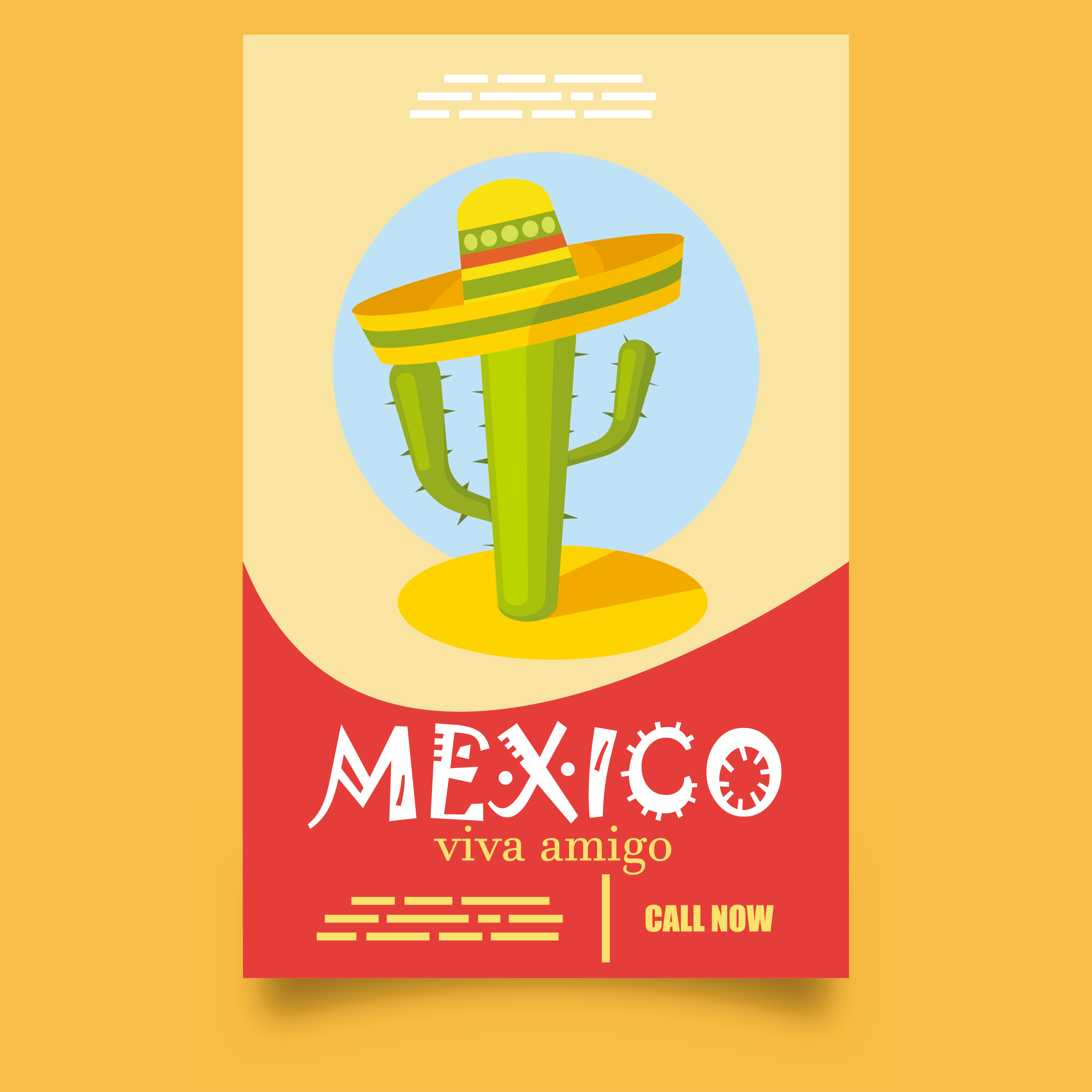 墨西哥旅游海报模板0