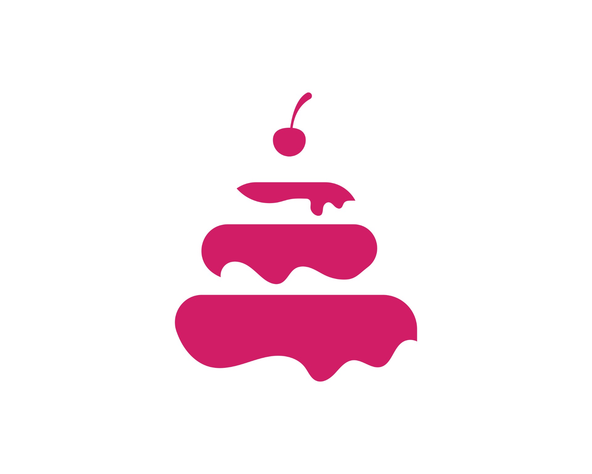 蛋糕创意简约logo0