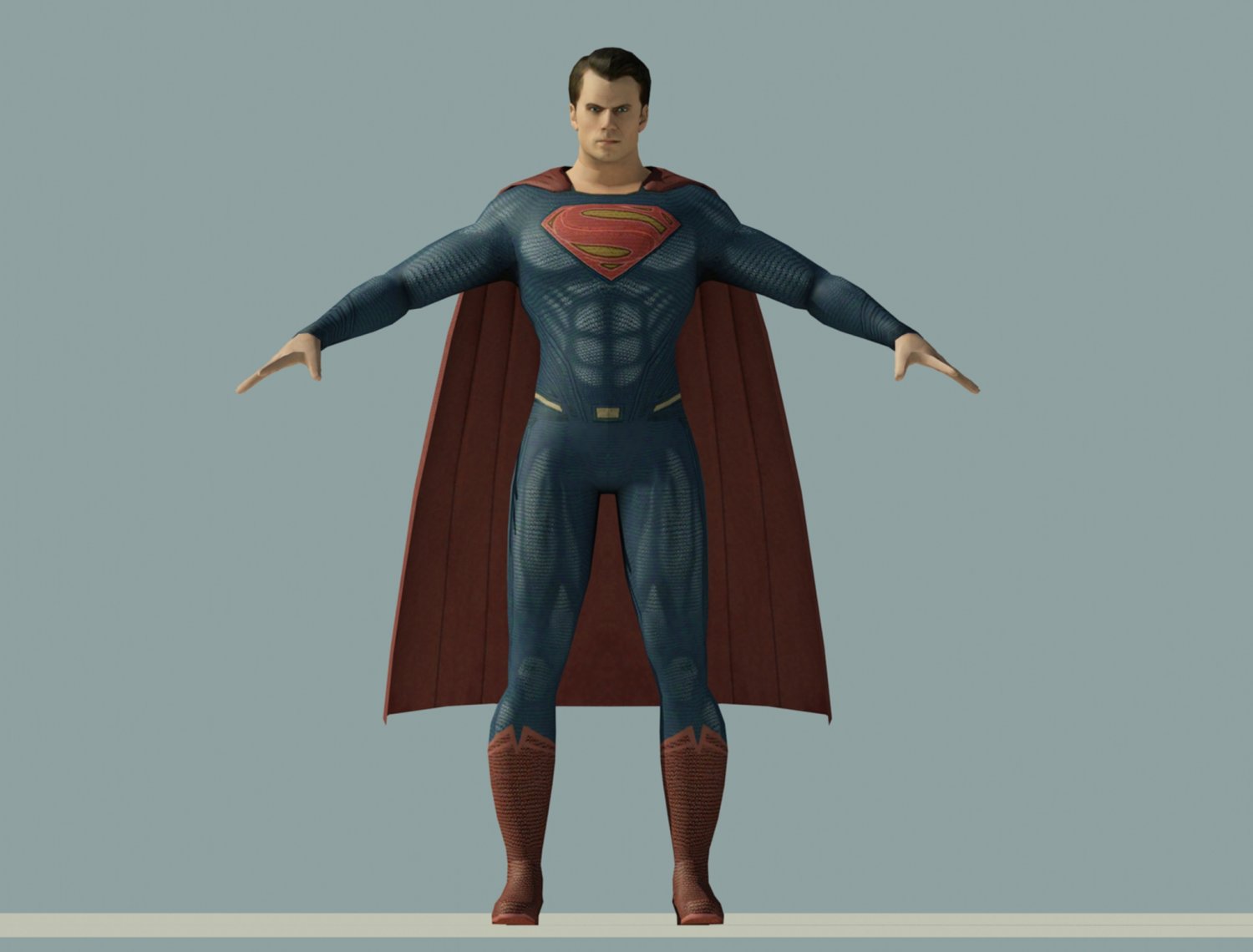 超人3D模型0