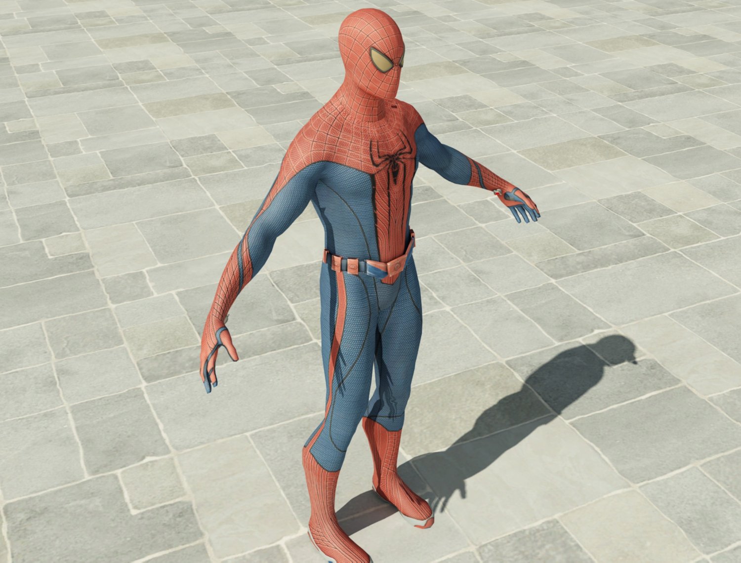 蜘蛛侠3D模型1