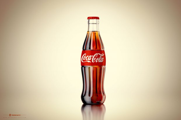 可口可乐瓶3D模型0