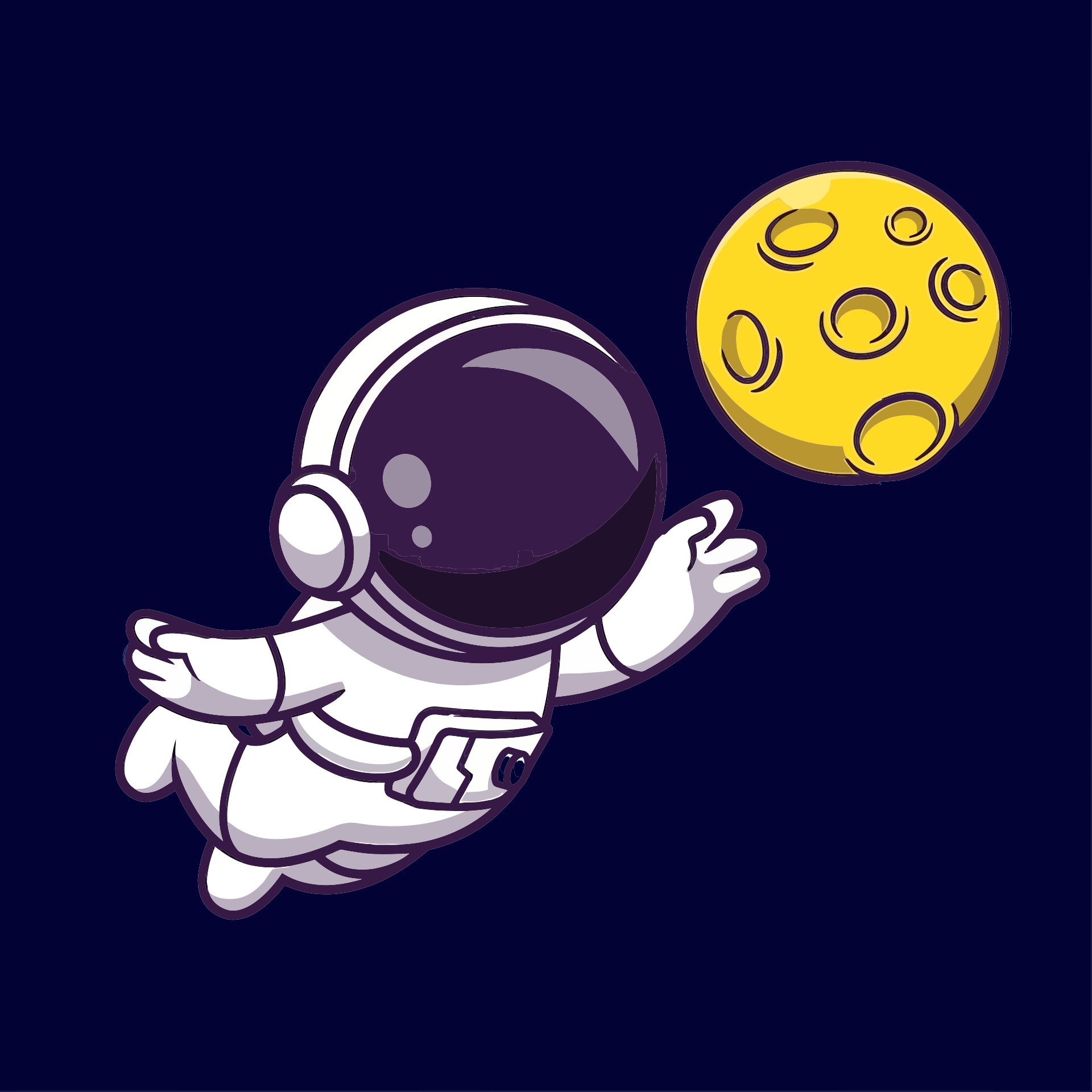 触碰月球的宇航员插图0