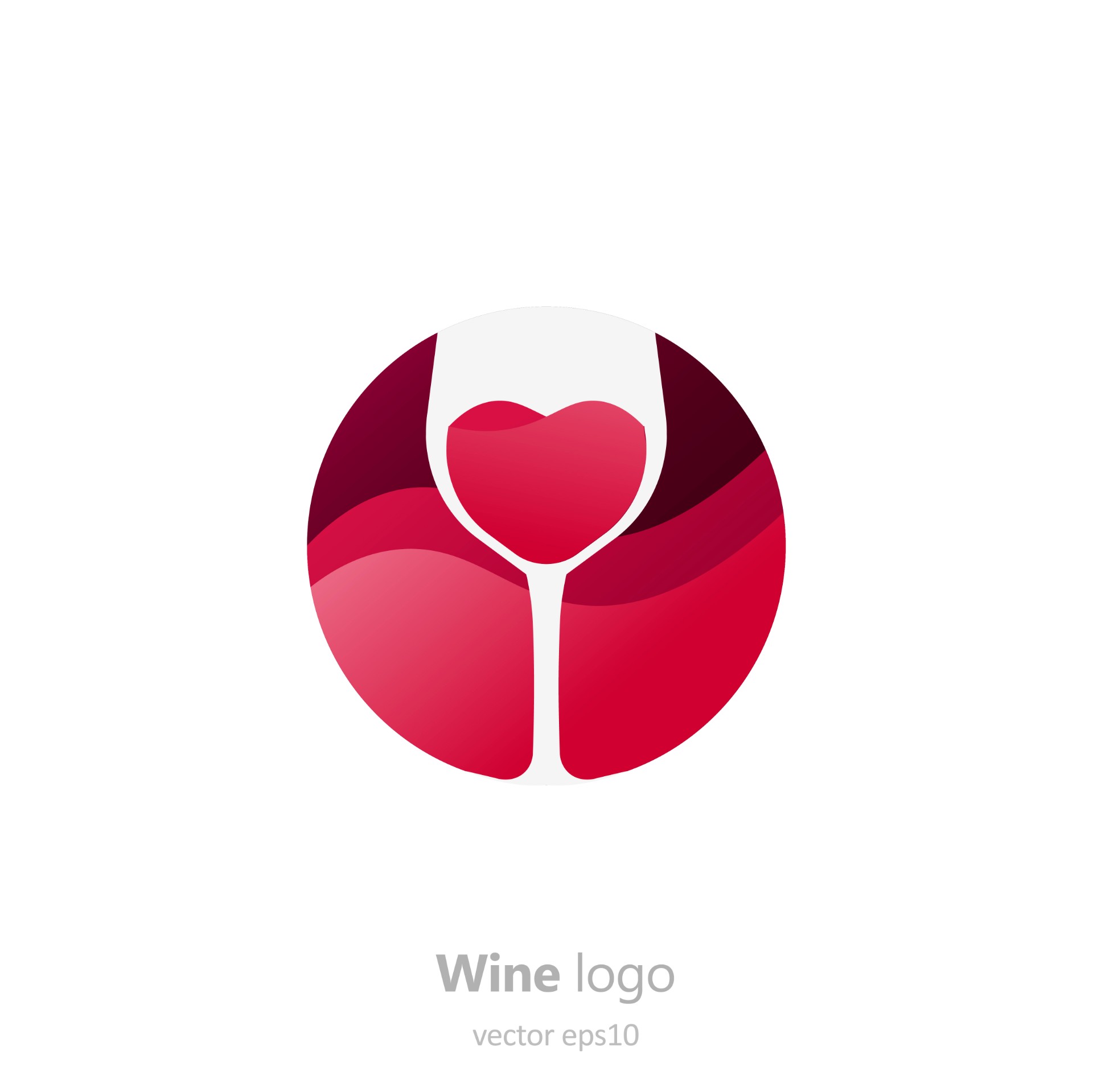 红酒创意logo设计0