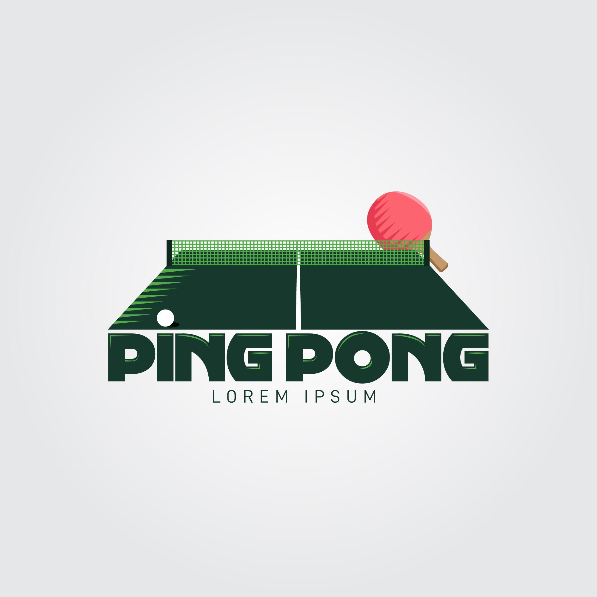 乒乓球桌设计logo图片0