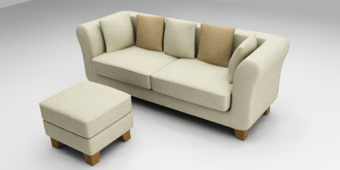 客厅沙发模型0