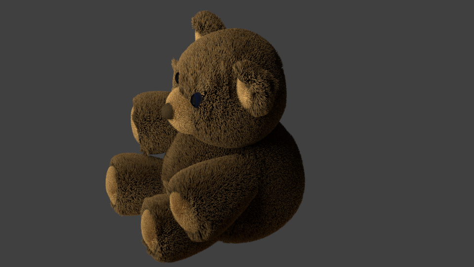 泰迪熊3D模型2