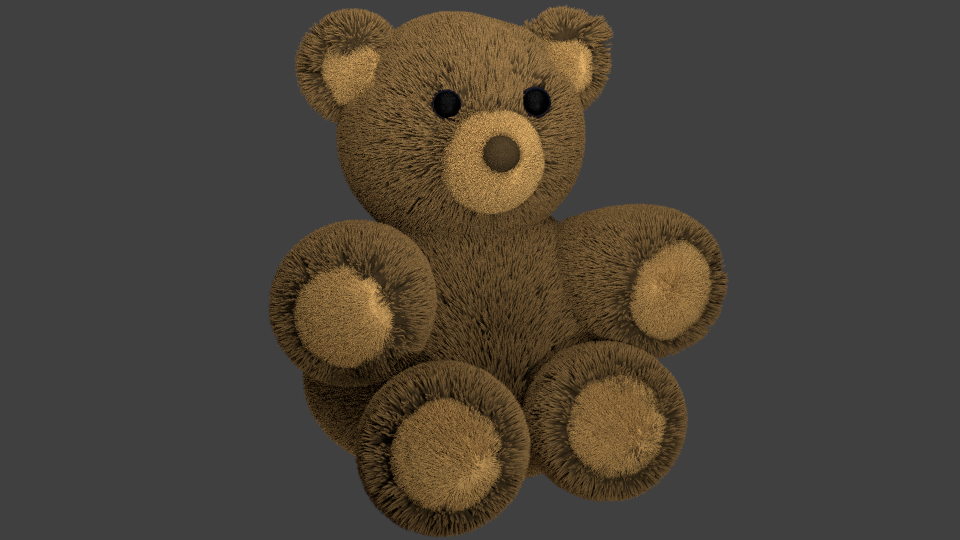 泰迪熊3D模型0