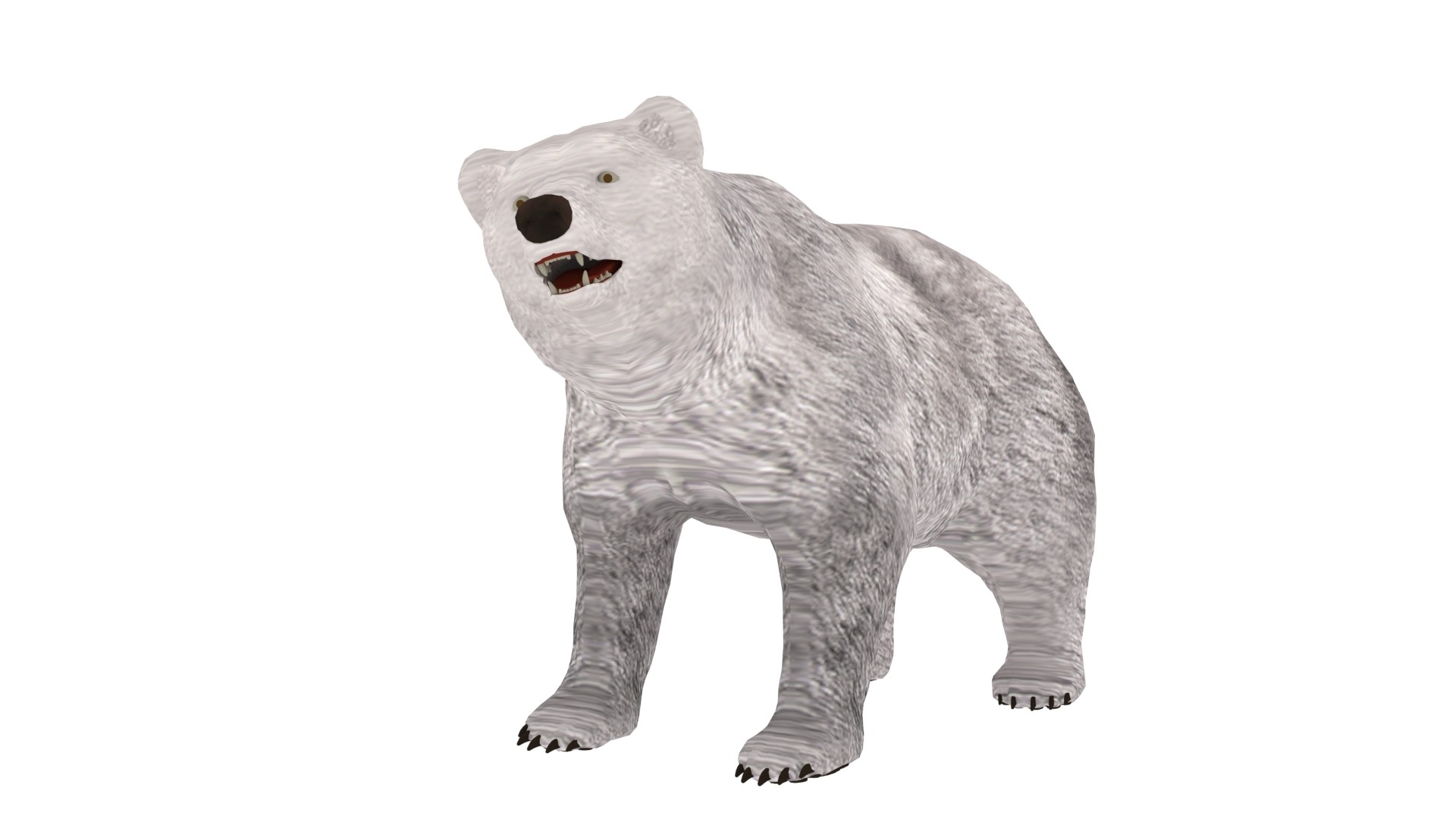 3D北极熊模型0