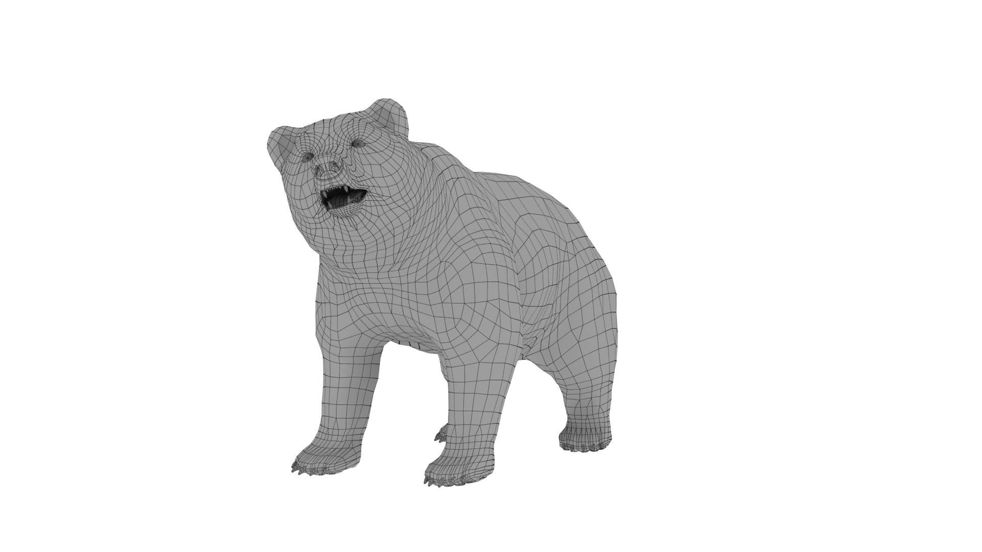3D北极熊模型2