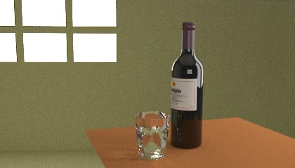 红酒瓶3d模型0