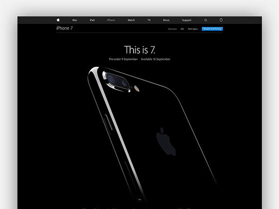 Apple iPhone 7 着陆页0