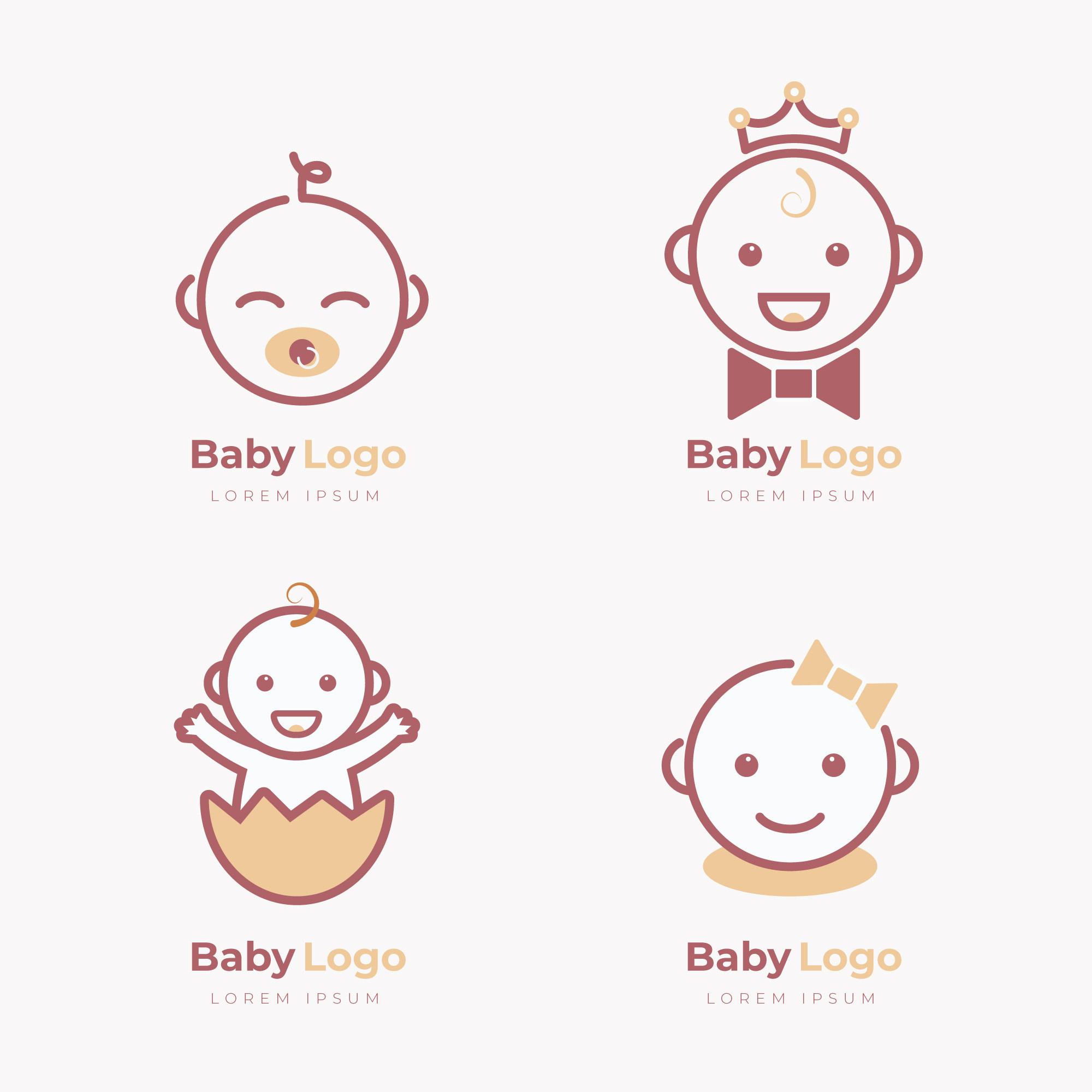 宝宝logo图标设计0