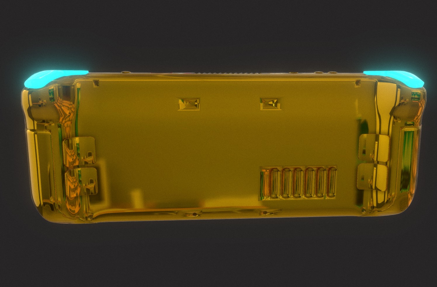 金色游戏机3d模型1