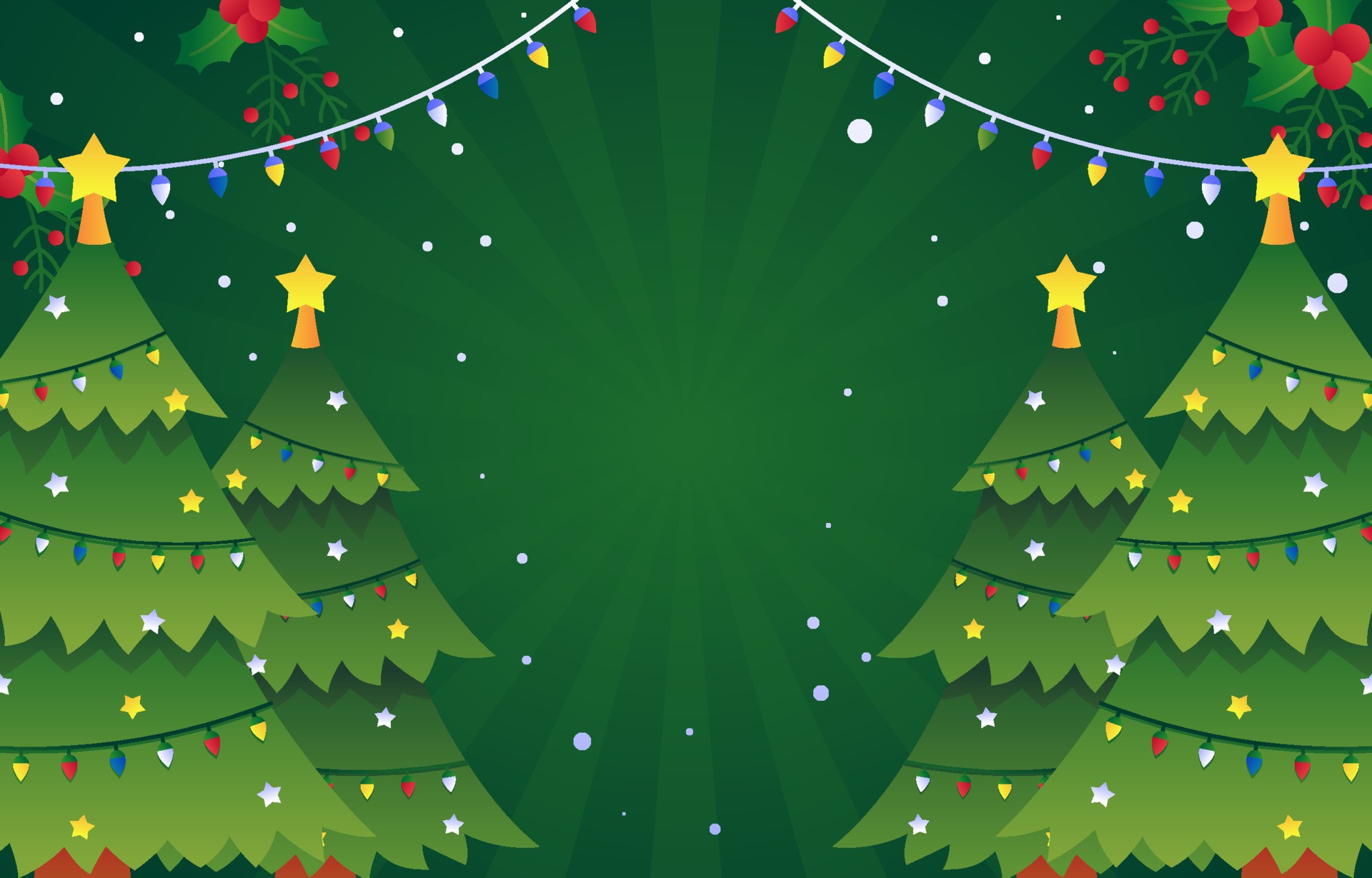 圣诞树背景插图0