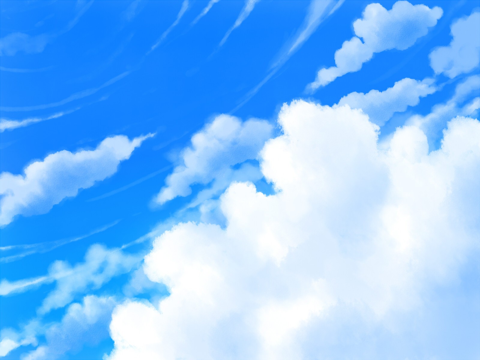 夏季的蓝天白云插图0