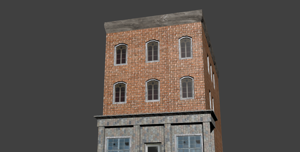 楼房建筑3D模型2