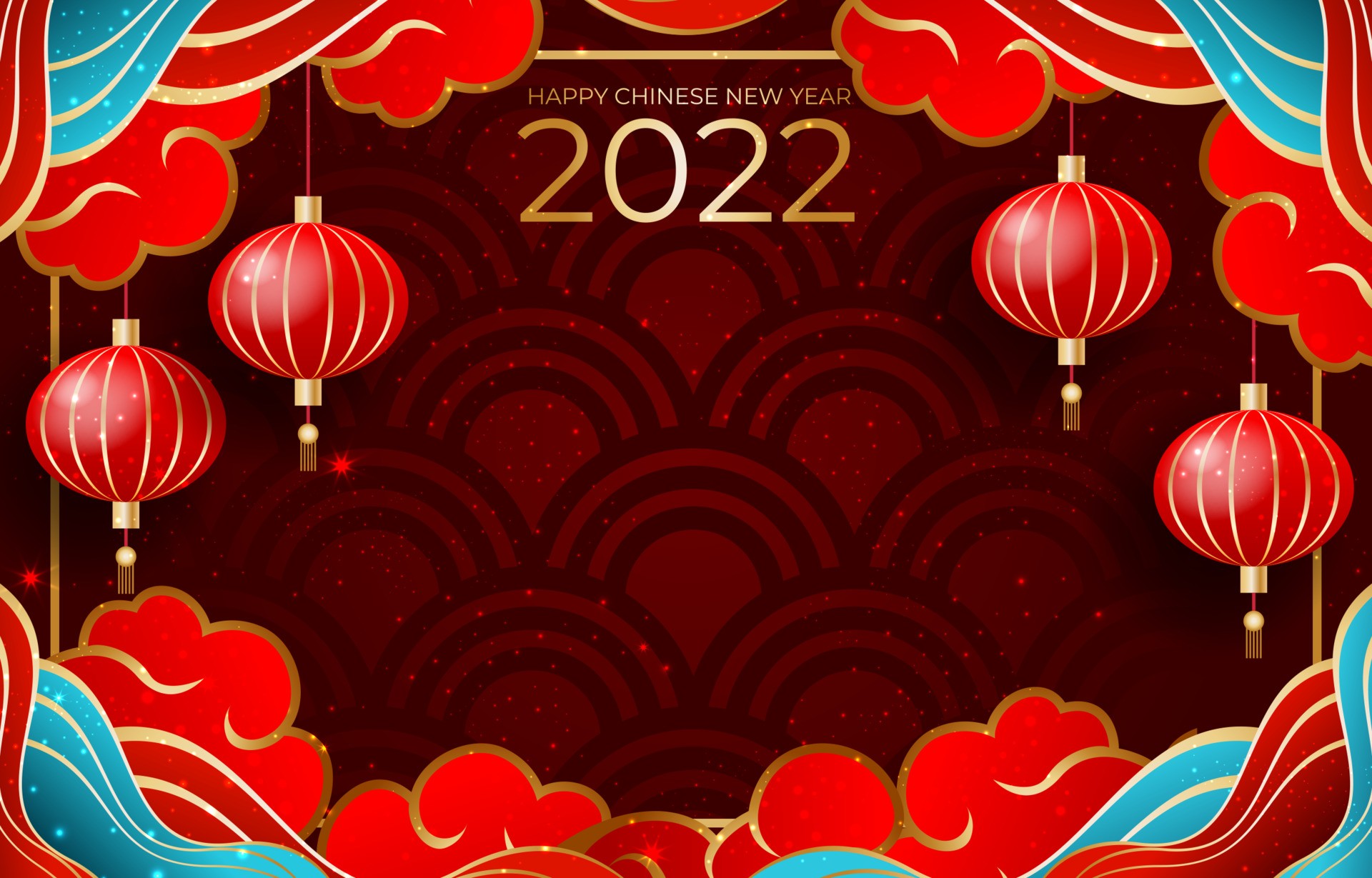 2022农历新年背景模板0