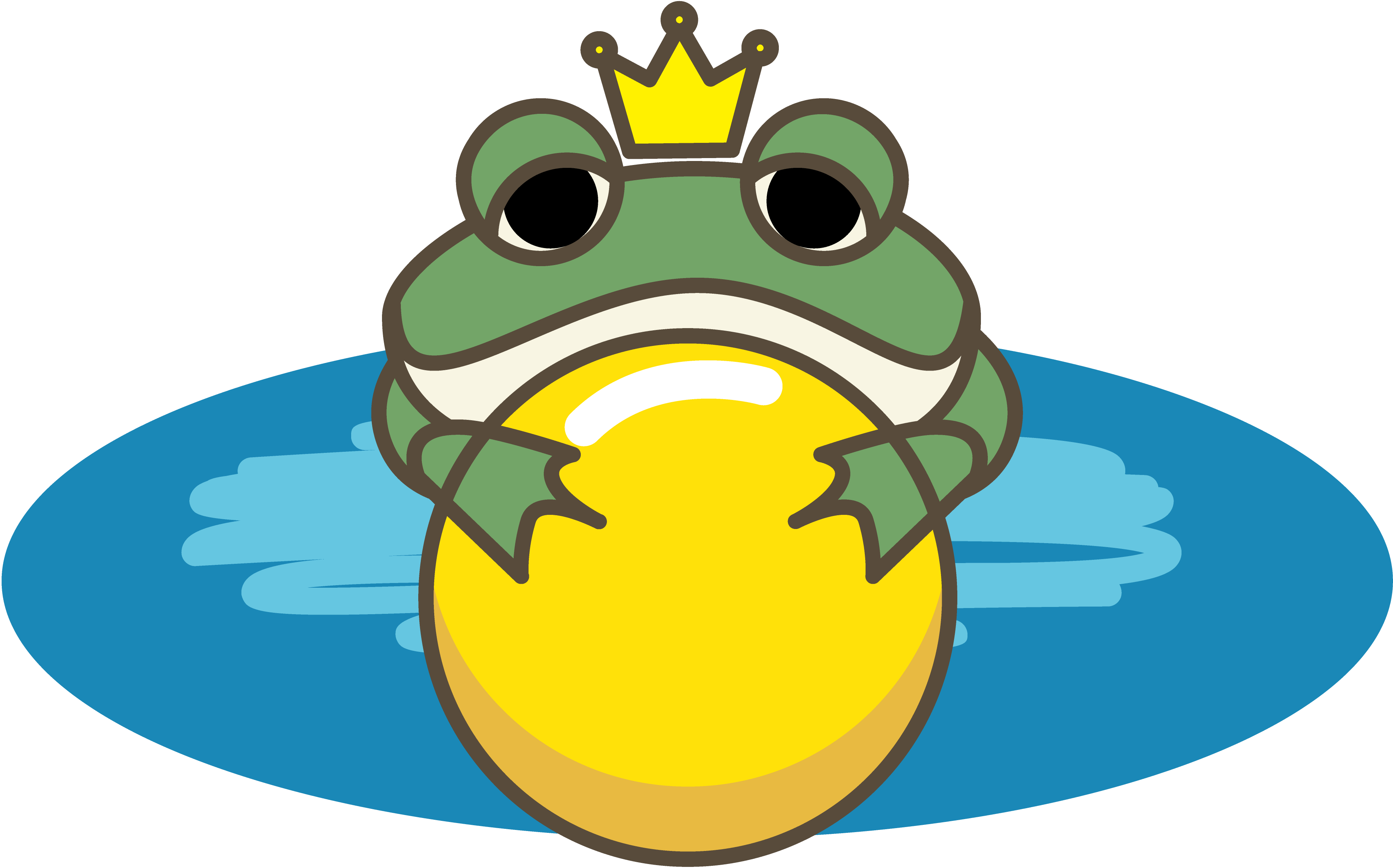 抱着金球的青蛙王子插图0