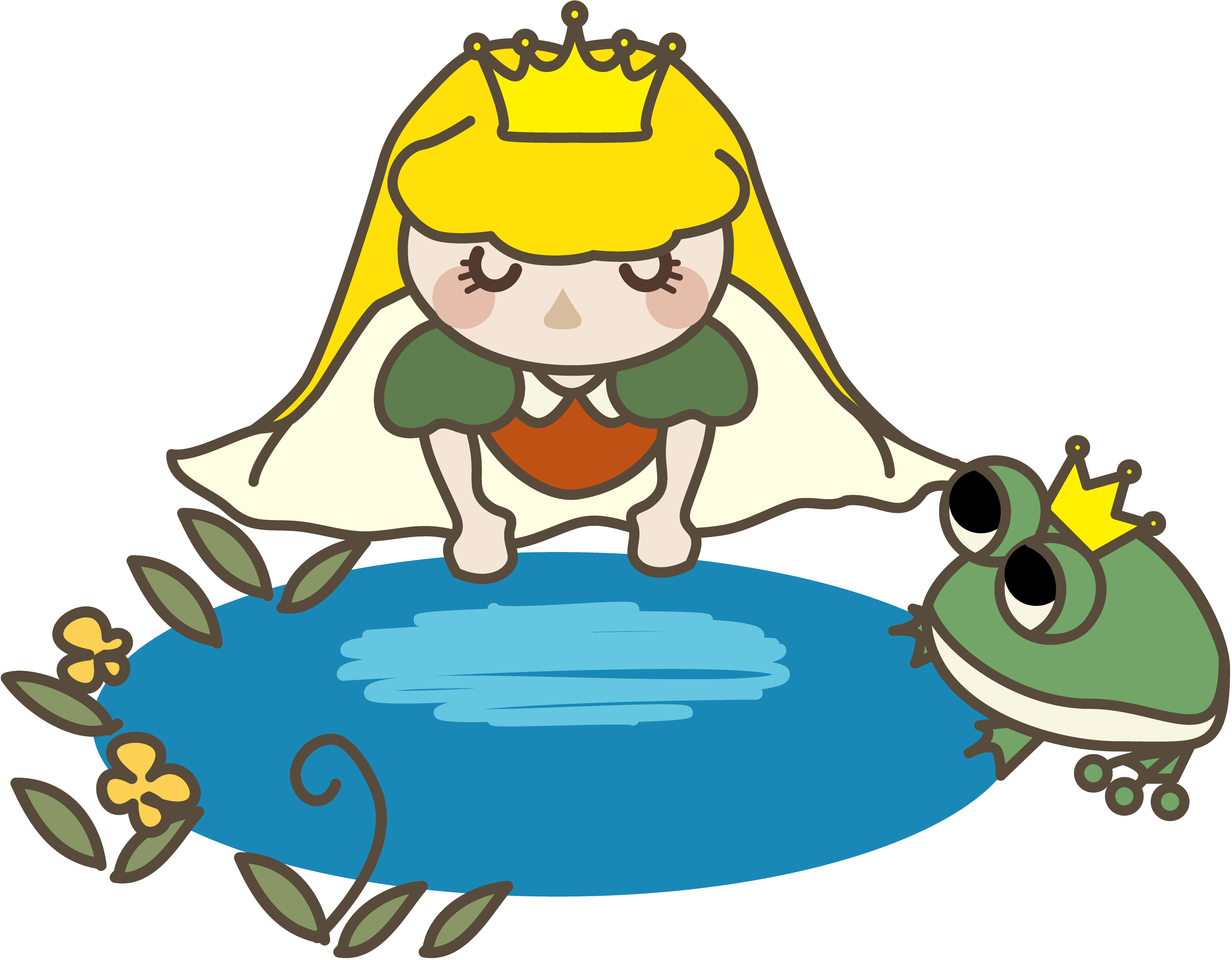 青蛙王子和公主插图0
