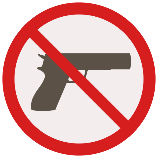 禁止使用枪支图标0