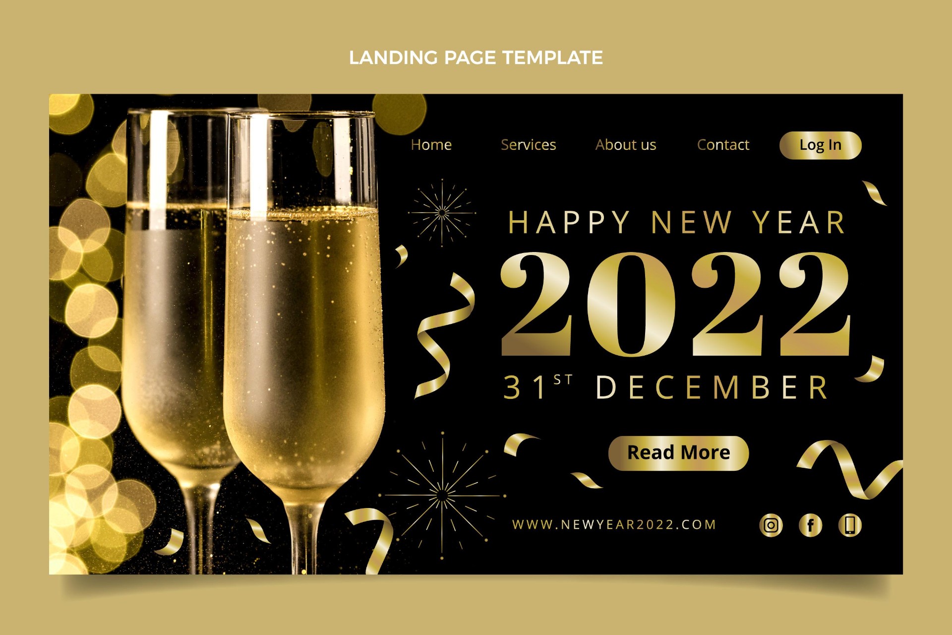 2022新年登陆页面模板0