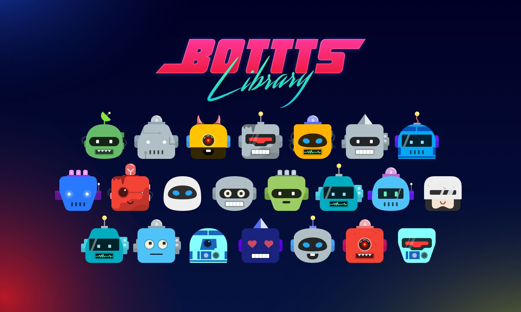 Bottts机器人图标1
