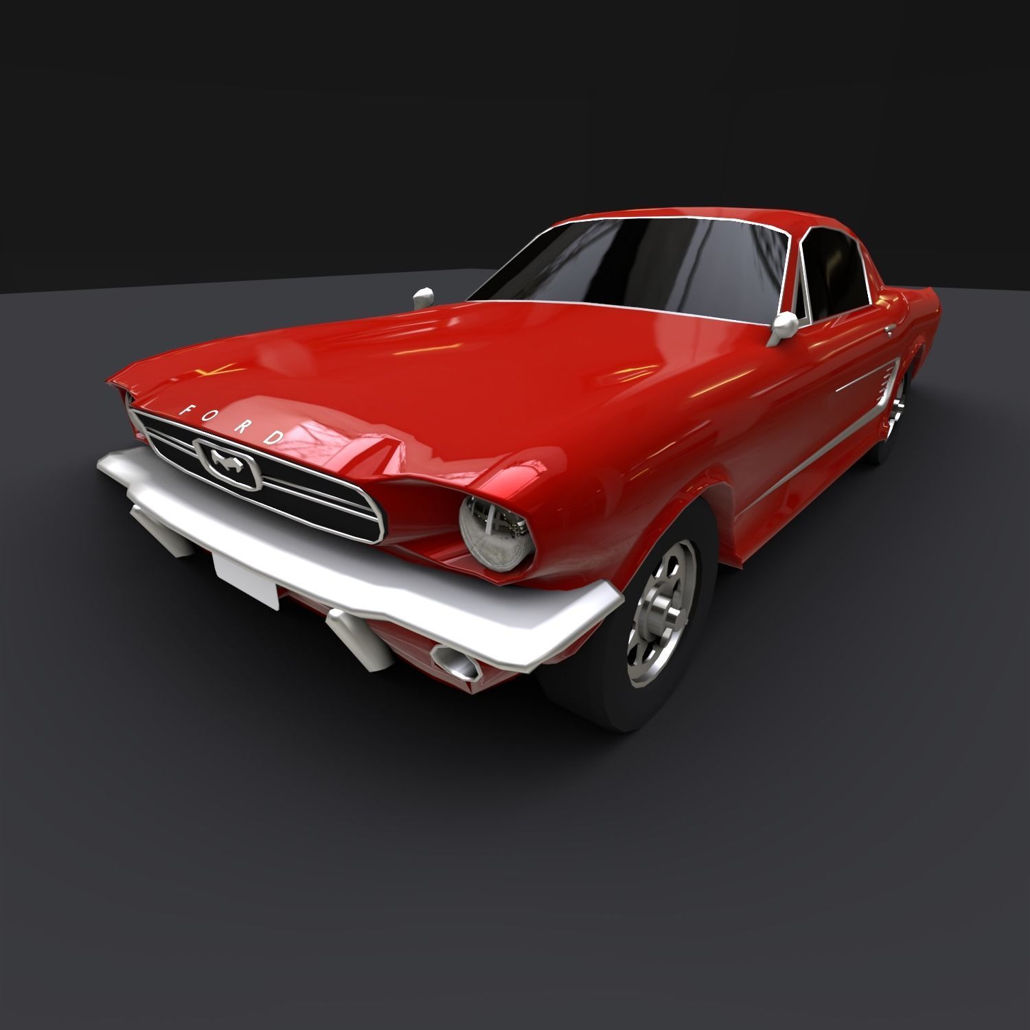 福特1967野马3D模型3
