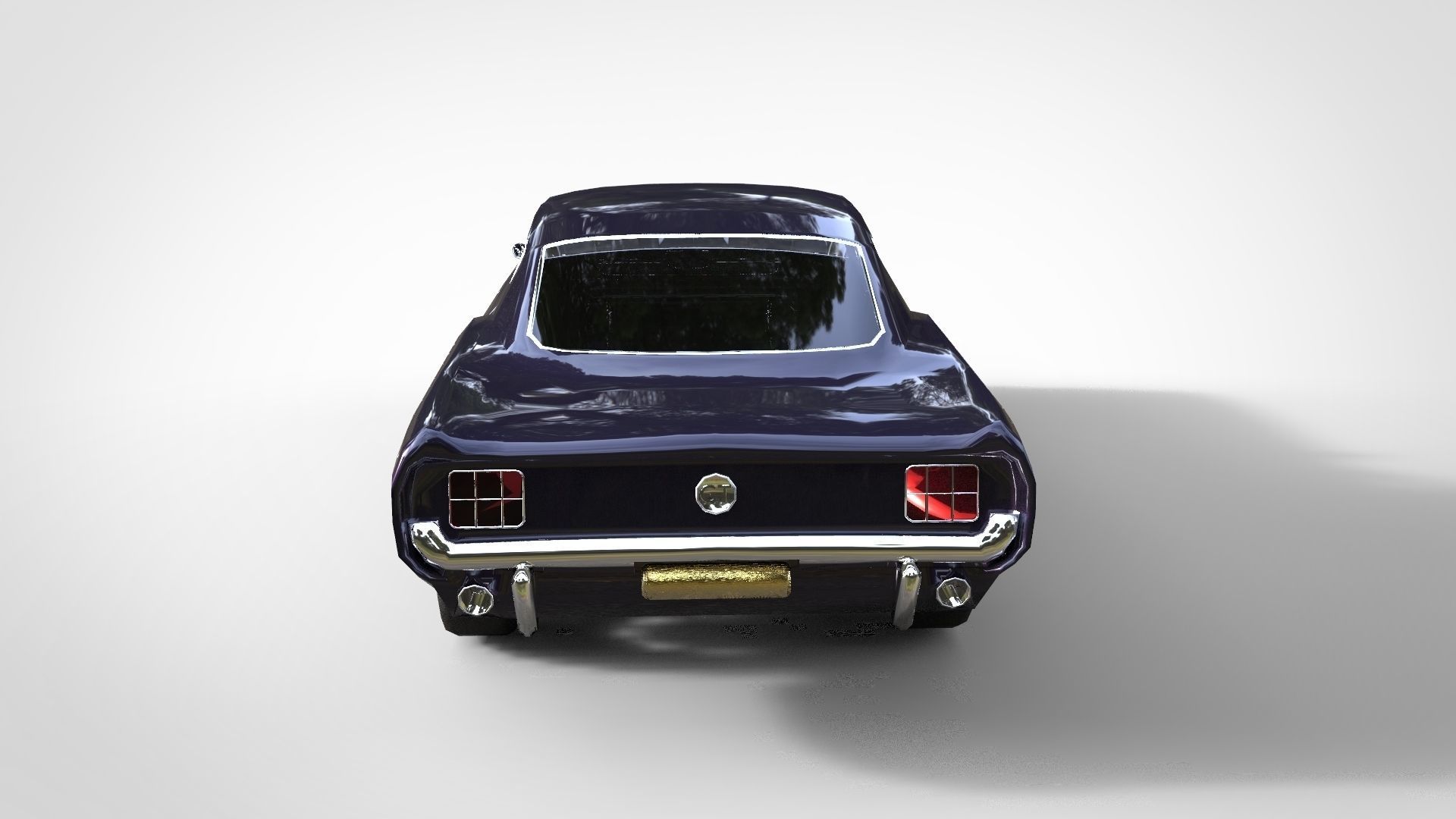 福特1967野马3D模型2