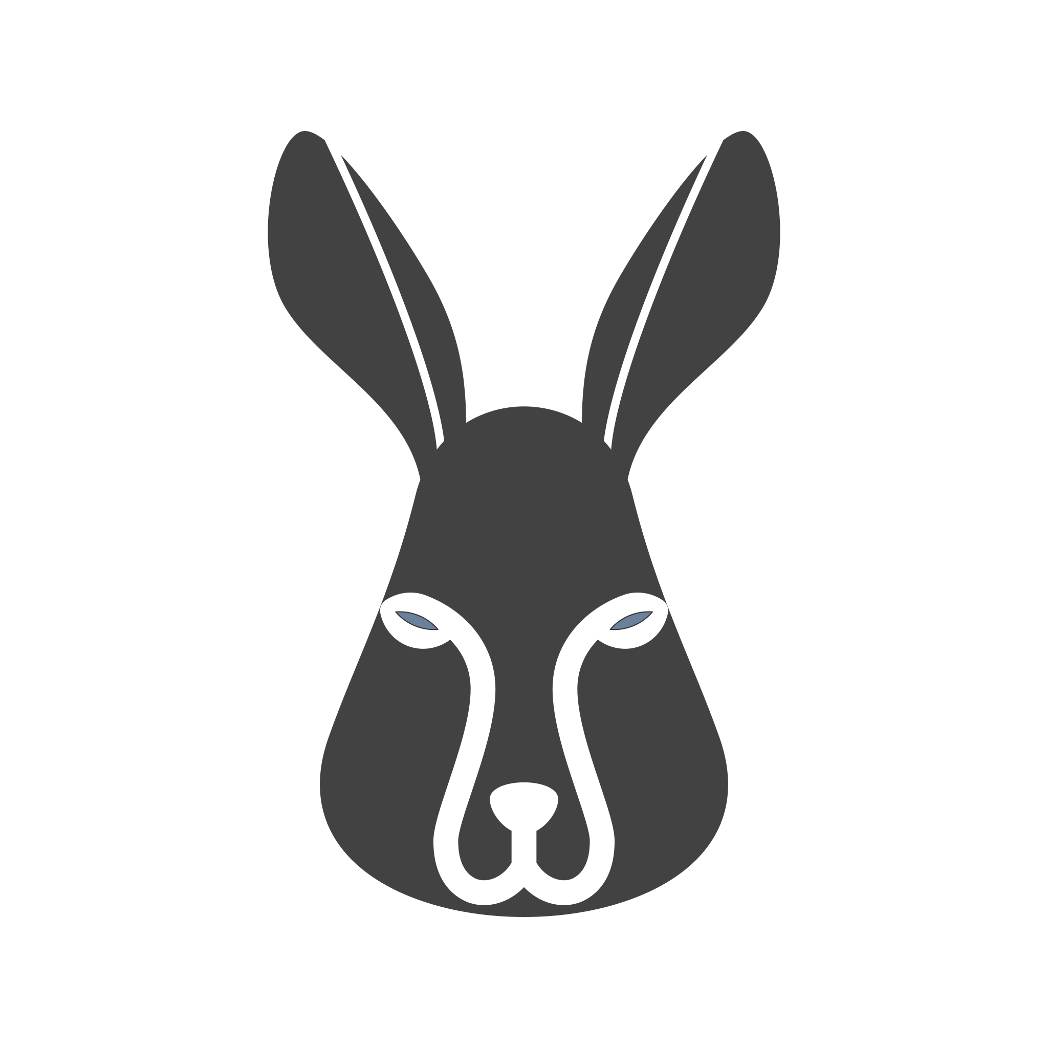 十二生肖兔脸图标0