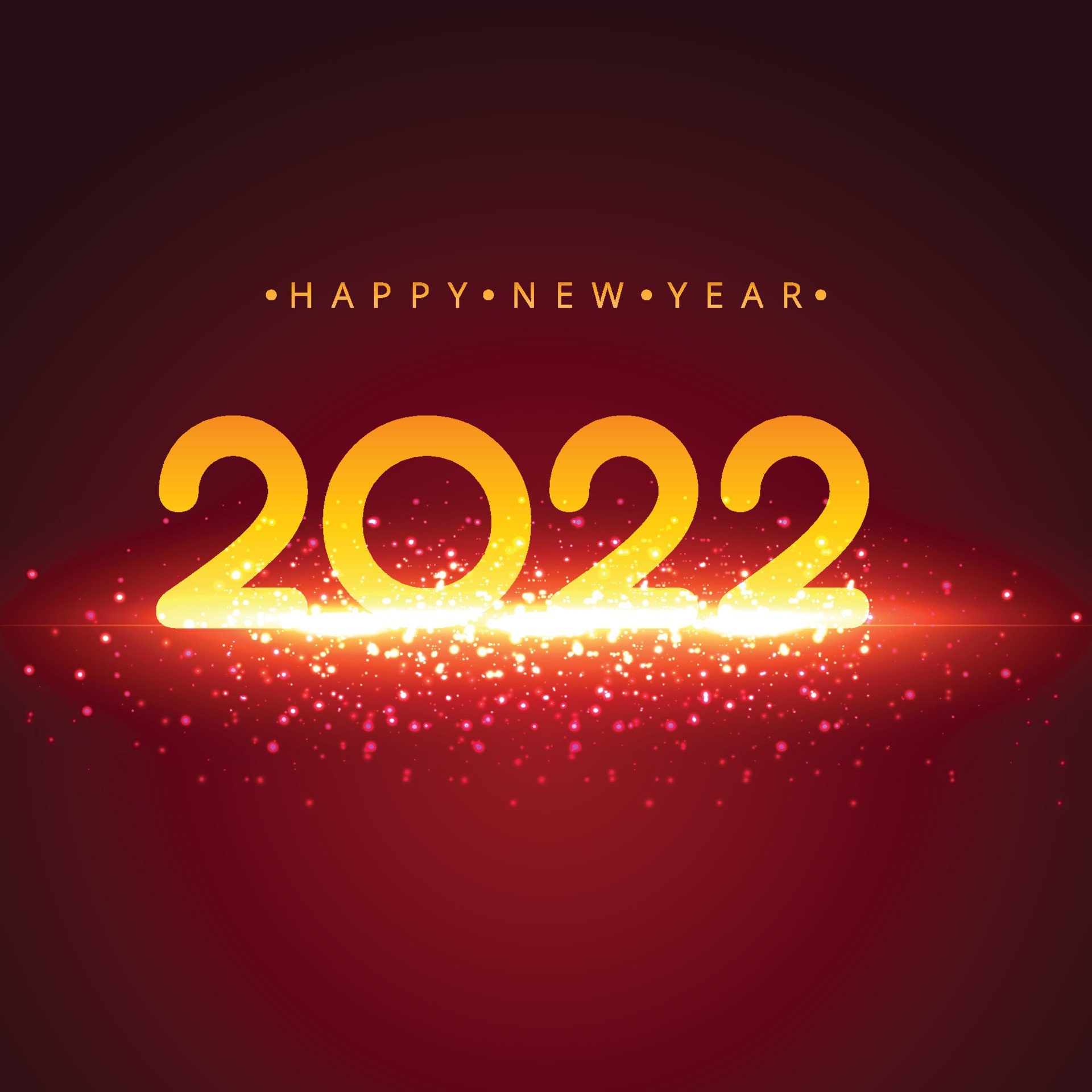 美丽的2022年新年背景插图0