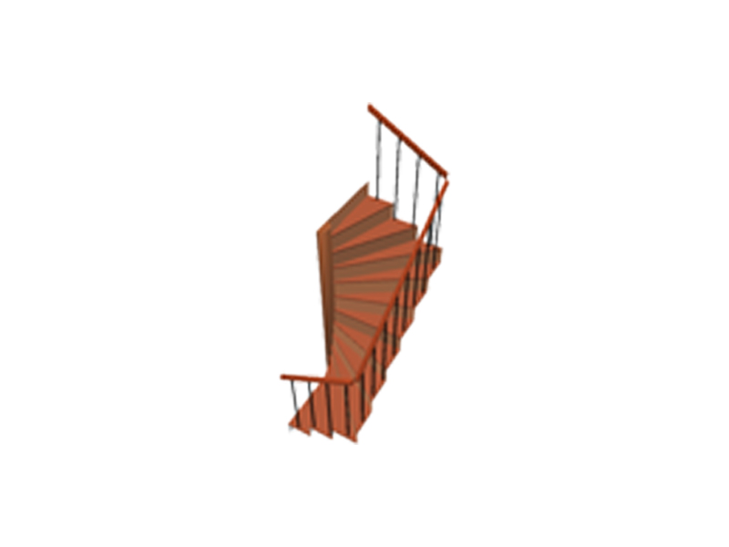 拐角楼梯模型0