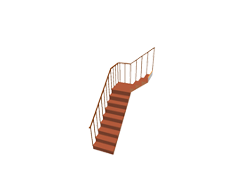 木栈道楼梯模型0
