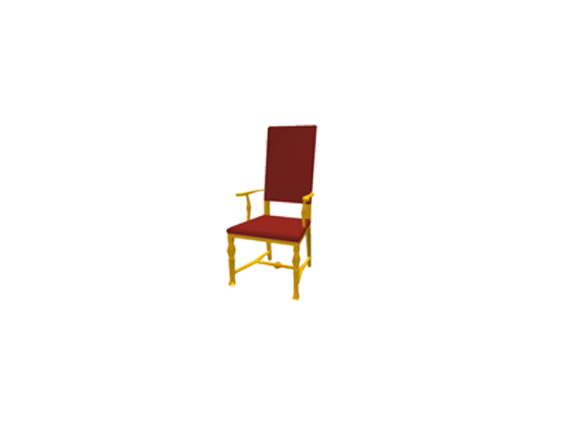 复古椅模型0