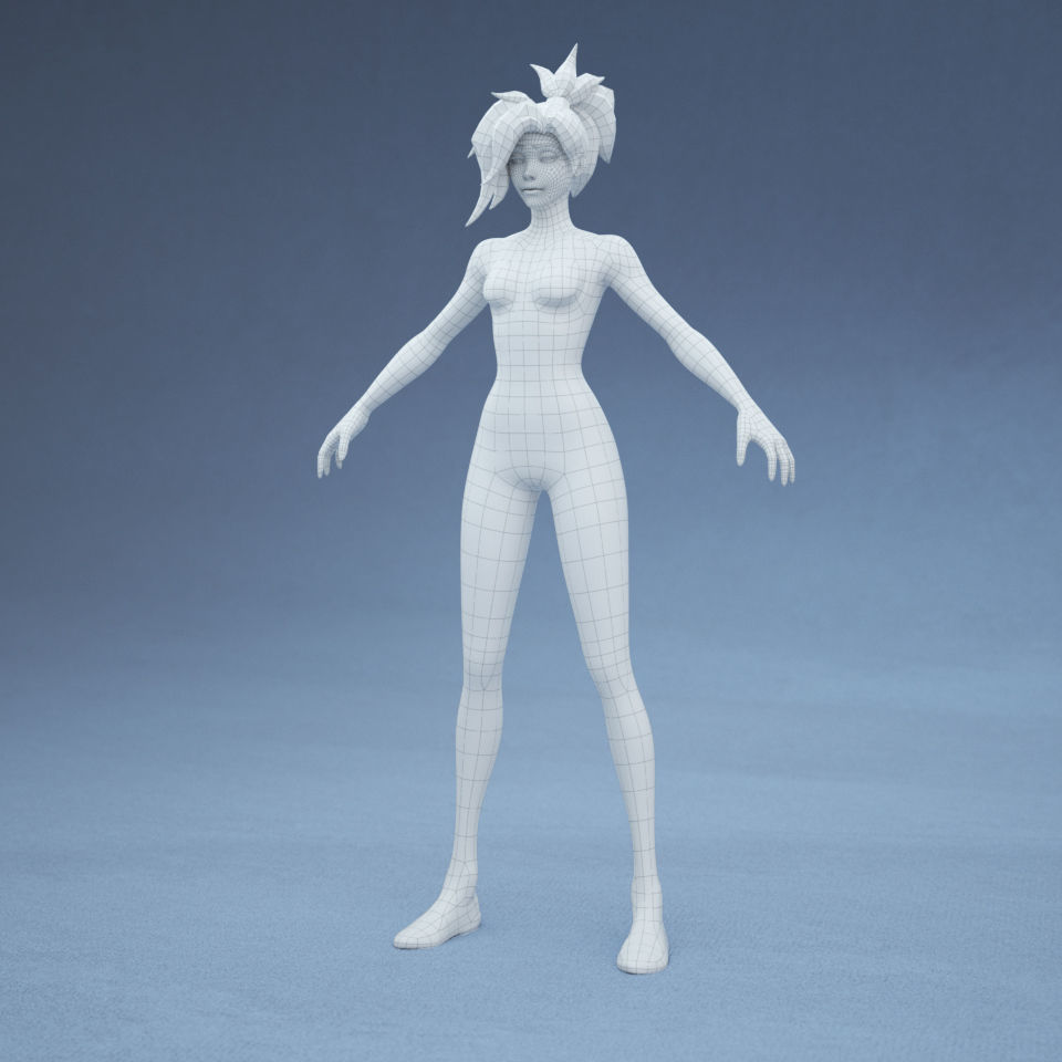 低聚人物3D模型0
