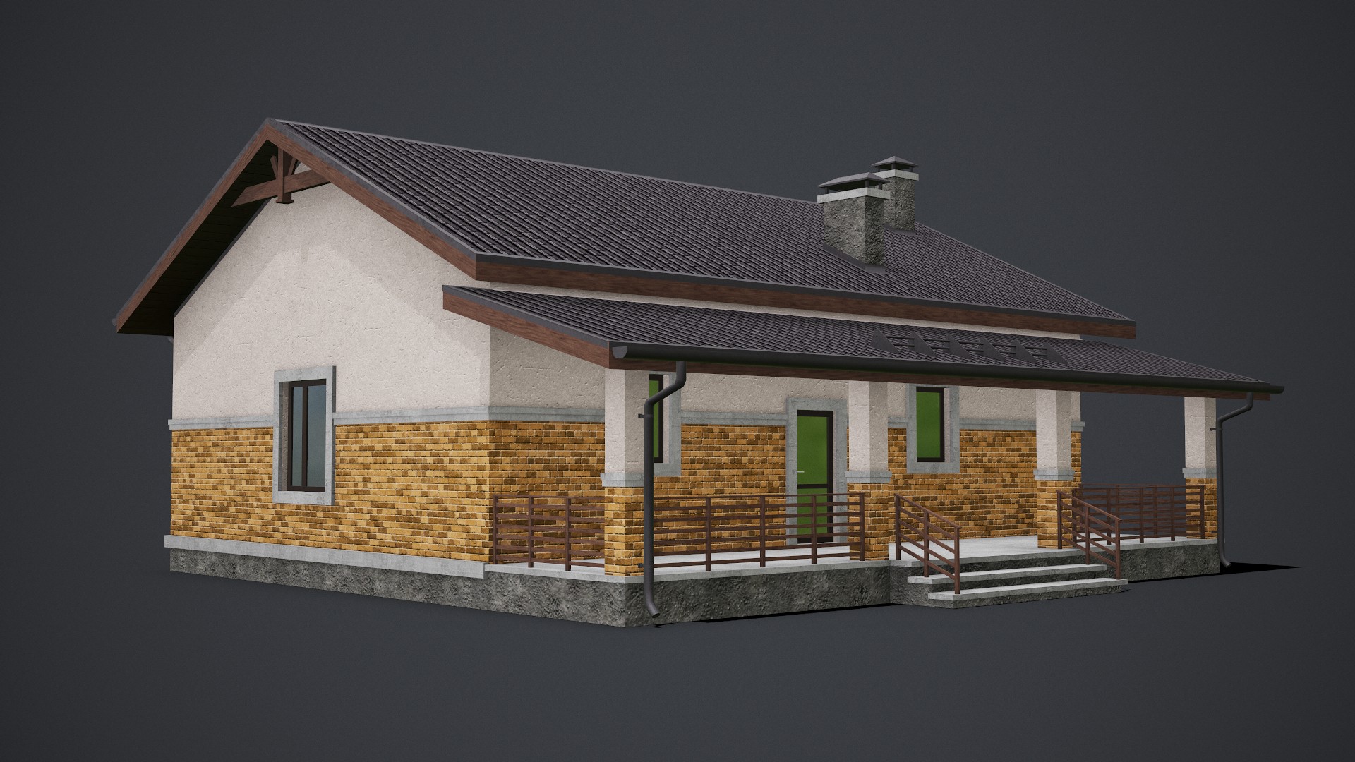 房屋建筑模型0