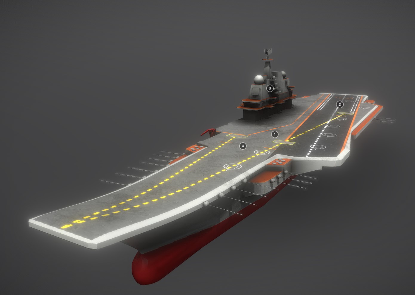 航空母舰模型0