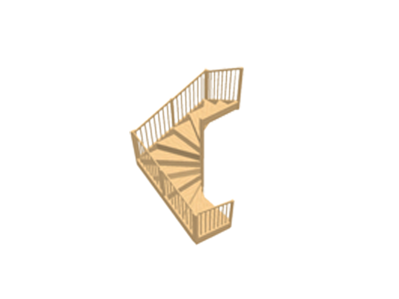 三角楼梯模型0