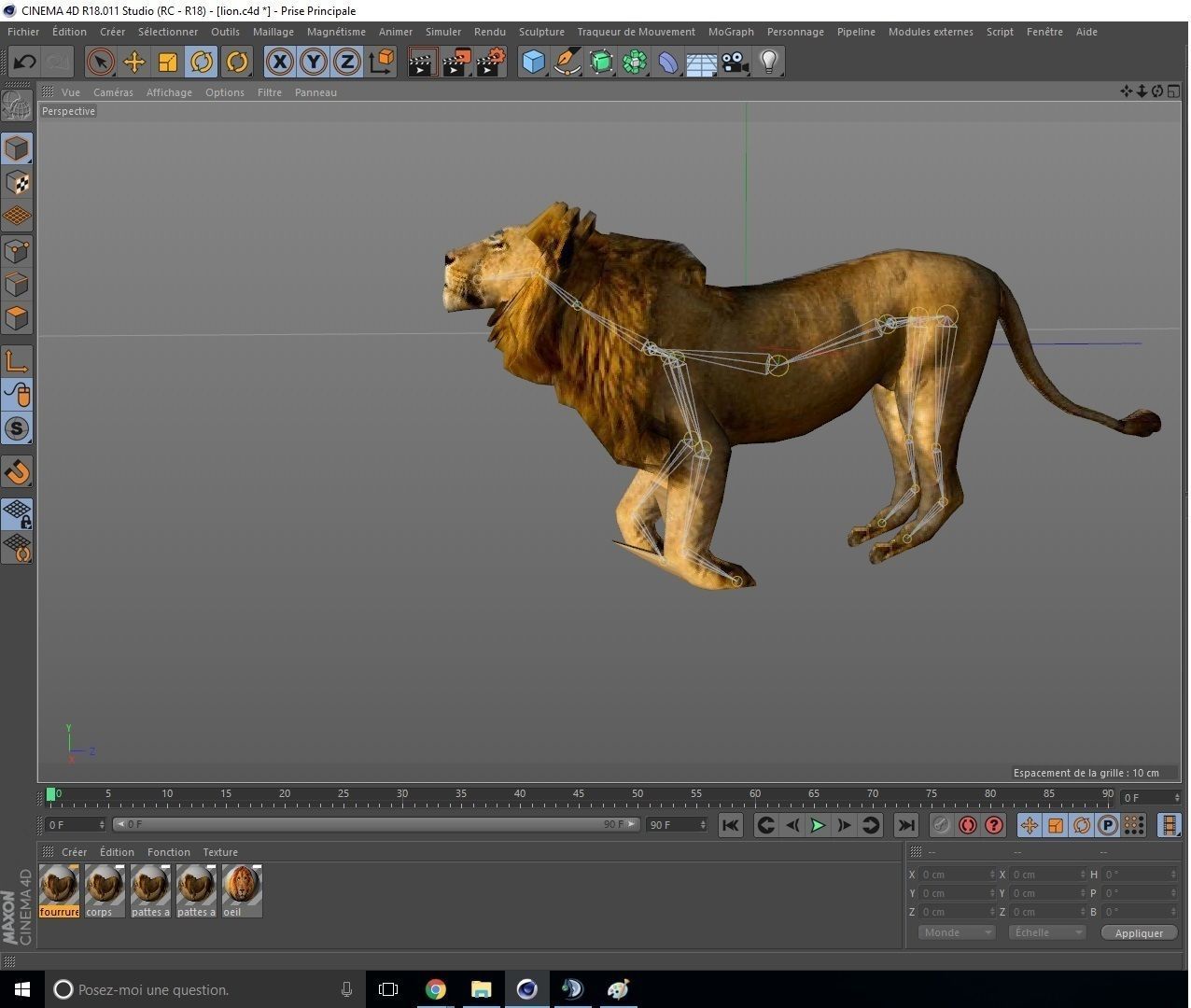 狮子3D模型0