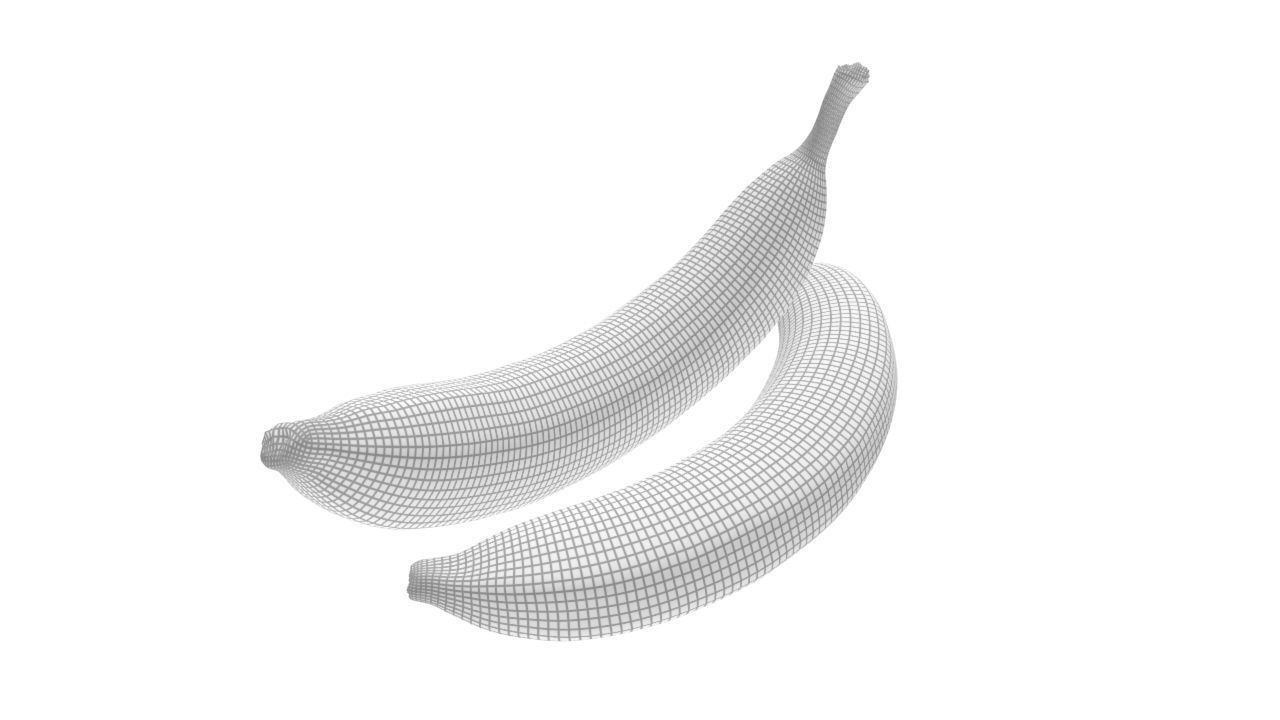 快要坏掉的香蕉3D模型2