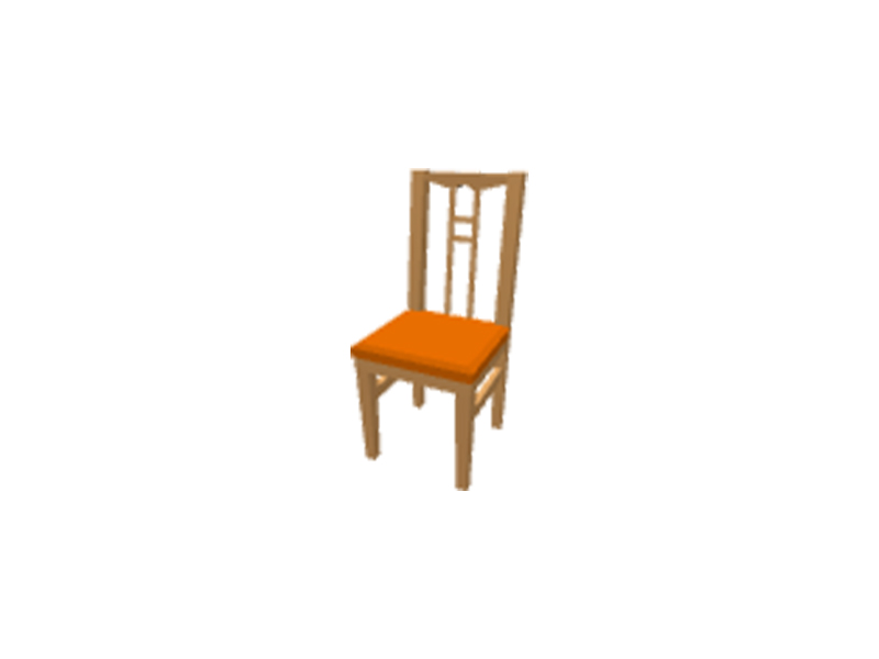 北欧风格椅子3d模型0